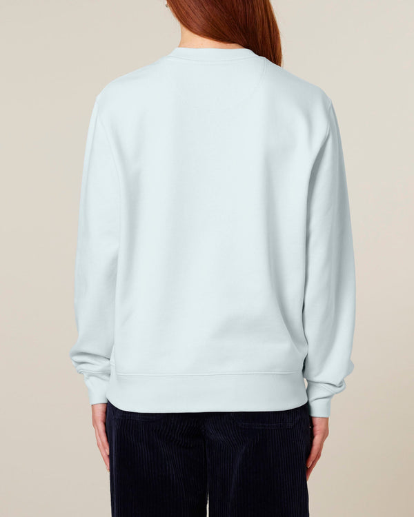 Women's Organic Cotton Relaxed Fit Sweatshirt | Blue Ice