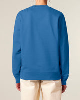 Immaculate Vegan - Women's Organic Cotton Relaxed Fit Sweatshirt | Morpho Blue