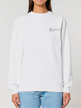 Immaculate Vegan - Women's Organic Cotton Relaxed Fit Sweatshirt | Snow White