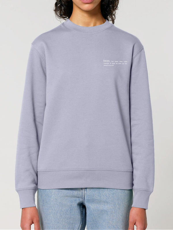Women's Organic Cotton Relaxed Fit Sweatshirt | Lavender