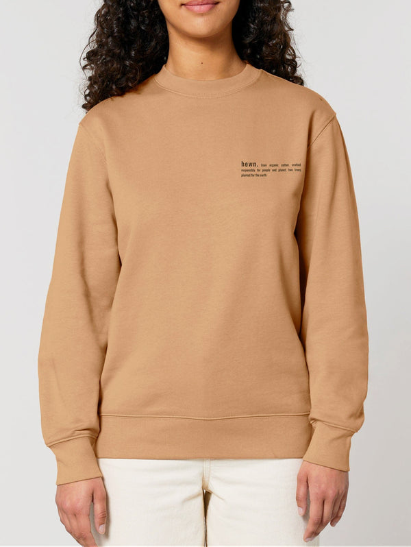 Women's Organic Cotton Relaxed Fit Sweatshirt | Sand