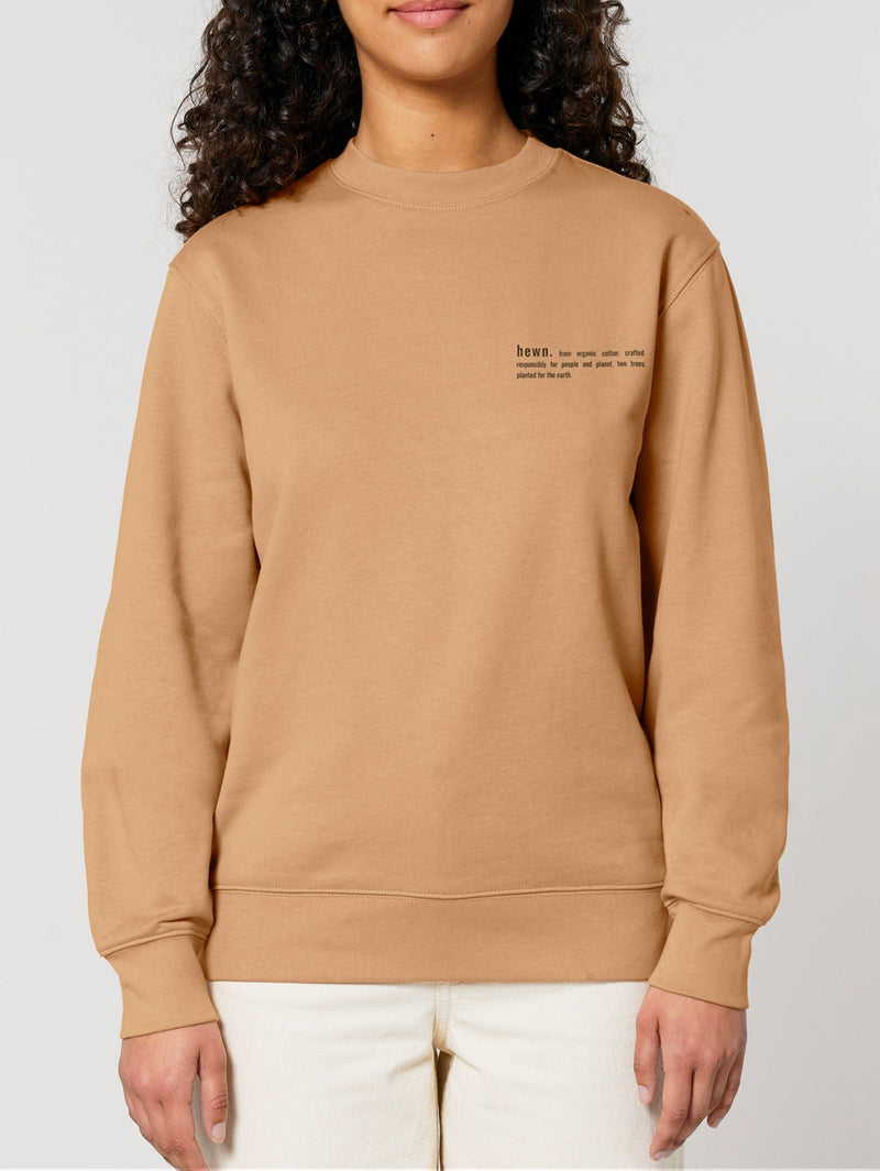 Women's Organic Cotton Relaxed Fit Sweatshirt | Sand