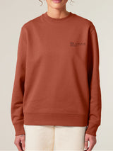 Immaculate Vegan - Women's Organic Cotton Relaxed Fit Sweatshirt | Clay Brown