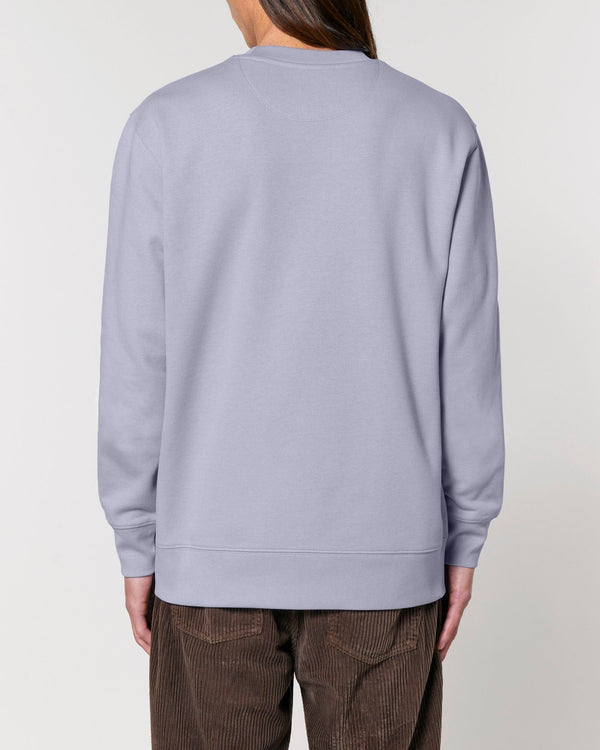 hewn. Mens Organic Cotton Relaxed-fit Sweatshirt in Lavender