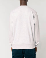 Immaculate Vegan - hewn. Mens Organic Cotton Relaxed-fit Sweatshirt in Cloud Grey Marl
