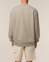 Immaculate Vegan - hewn. Mens Organic Cotton Relaxed-fit Sweatshirt in Limestone Grey