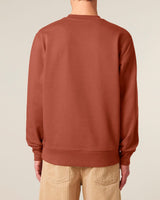 Immaculate Vegan - hewn. Mens Organic Cotton Relaxed-fit Sweatshirt in Clay Brown