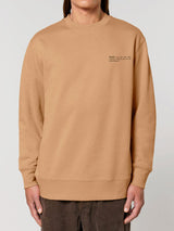 Immaculate Vegan - hewn. Mens Organic Cotton Relaxed-fit Sweatshirt in Sand