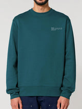 Immaculate Vegan - hewn. Mens Organic Cotton Relaxed-fit Sweatshirt in Ocean Blue