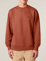 Immaculate Vegan - hewn. Mens Organic Cotton Relaxed-fit Sweatshirt in Clay Brown
