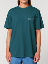 Immaculate Vegan - hewn. Mens Organic Cotton Relaxed-Fit T-shirt in Ocean Blue