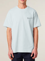 Immaculate Vegan - hewn. Mens Organic Cotton Relaxed-Fit T-shirt in Blue Ice