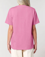 Immaculate Vegan - hewn. Womens Organic Cotton Relaxed-Fit T-shirt in Azalea Pink