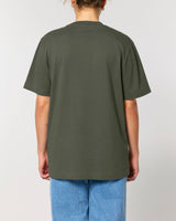 Immaculate Vegan - hewn. Womens Organic Cotton Relaxed-Fit T-shirt in Pine Green Khaki