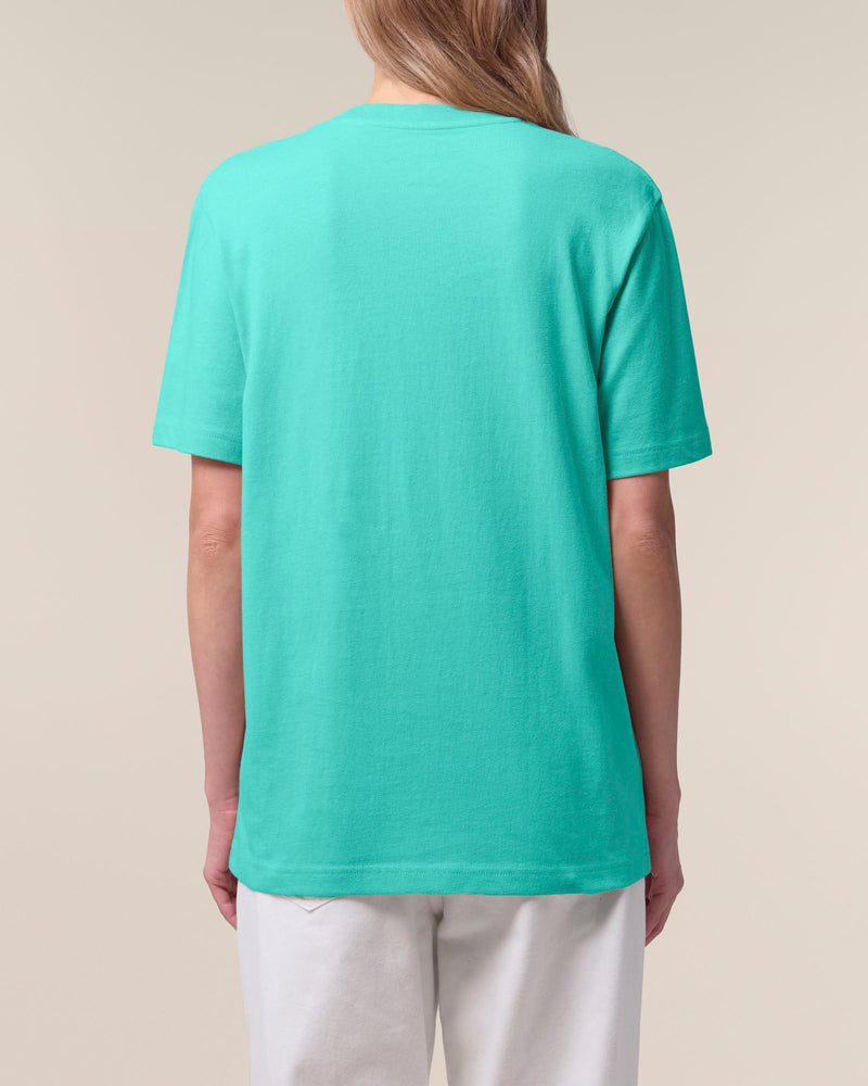 Women's Organic Cotton Relaxed Fit T-Shirt | Lagoon Blue