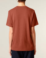 Immaculate Vegan - hewn. Womens Organic Cotton Relaxed-Fit T-shirt in Clay Brown