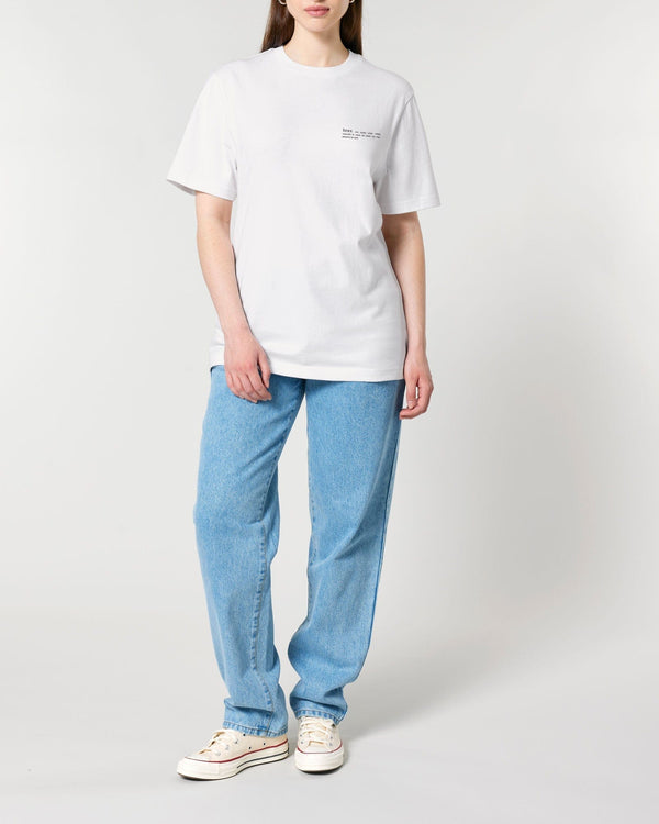 hewn. Womens Organic Cotton Relaxed-Fit T-shirt in Snow White