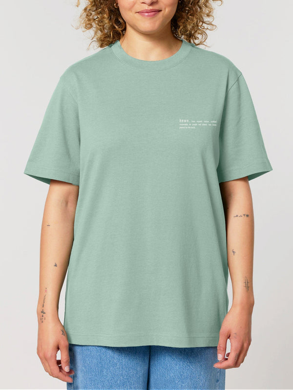 Women's Organic Cotton Relaxed Fit T-Shirt | Aloe Green