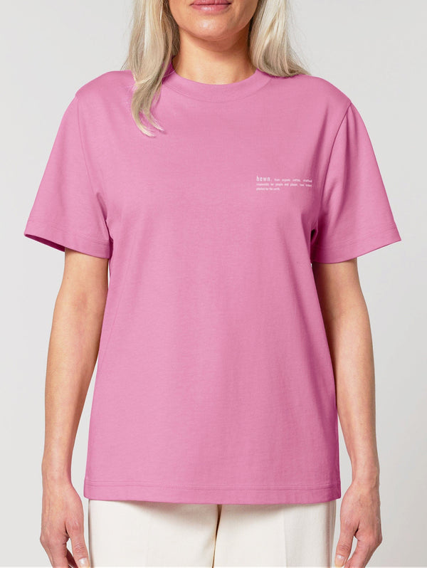 Women's Organic Cotton Relaxed Fit T-Shirt | Azalea Pink