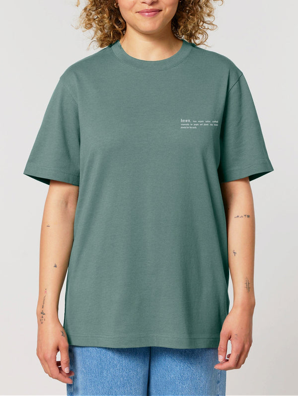 Women's Organic Cotton Relaxed Fit T-Shirt | Eucalyptus Green