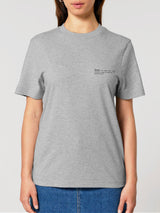 Immaculate Vegan - Women's Organic Cotton Relaxed Fit T-Shirt | Rock Grey Marl