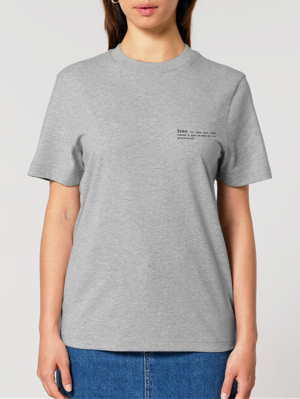 Women's Organic Cotton Relaxed Fit T-Shirt | Rock Grey Marl