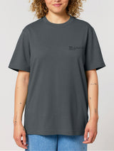 Immaculate Vegan - Women's Organic Cotton Relaxed Fit T-Shirt | Anthracite