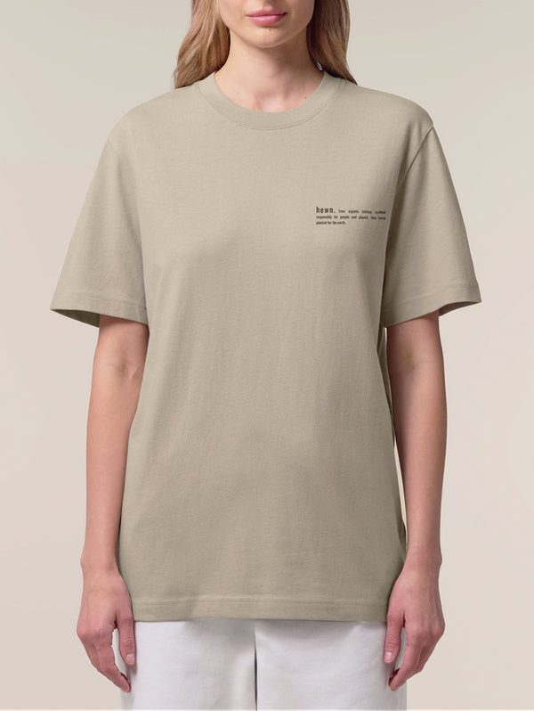 Women's Organic Cotton Relaxed Fit T-Shirt | Limestone Grey