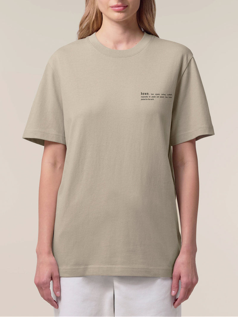 Women's Organic Cotton Relaxed Fit T-Shirt | Limestone Grey
