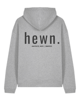 Immaculate Vegan - hewn. Mens Organic Cotton Signature Oversized Hoodie in Rock Grey Marl