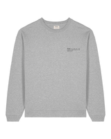 Immaculate Vegan - hewn. Mens Organic Cotton Signature Oversized Sweatshirt in Rock Grey Marl