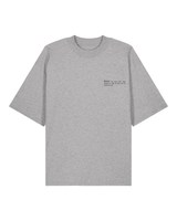 Immaculate Vegan - hewn. Mens Organic Cotton Signature Oversized T-shirt in Rock Grey Marl