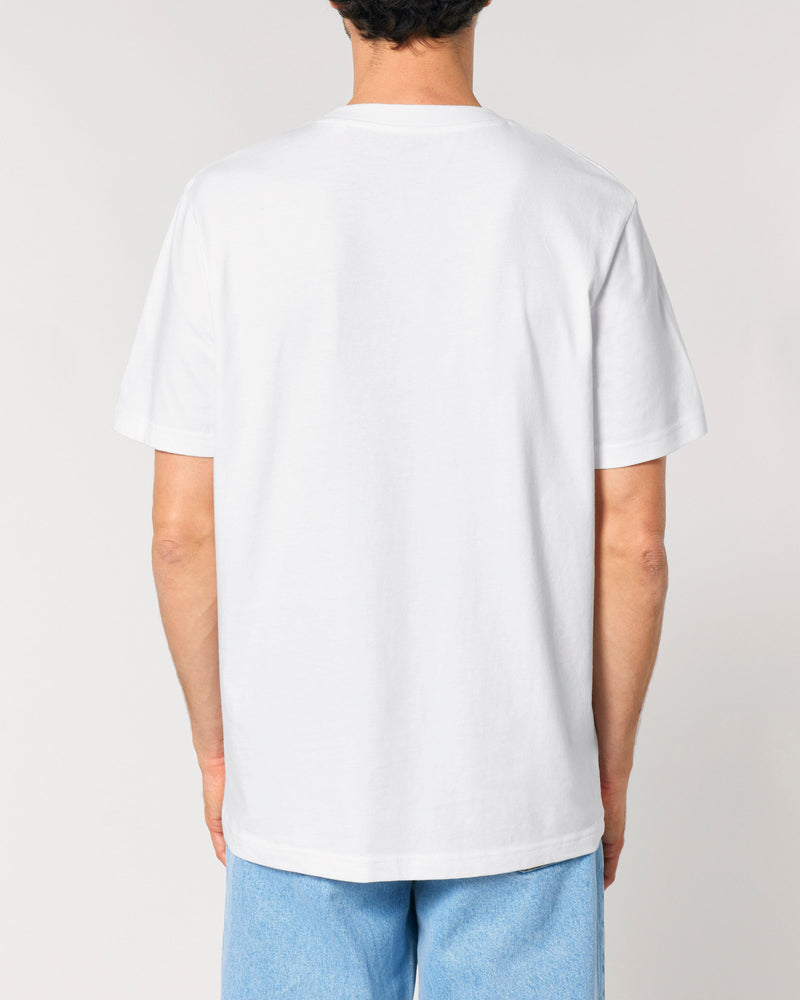 hewn. Mens Organic Cotton Relaxed-Fit T-shirt in Snow White