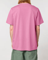 Immaculate Vegan - hewn. Mens Organic Cotton Relaxed-Fit T-shirt in Azalea Pink