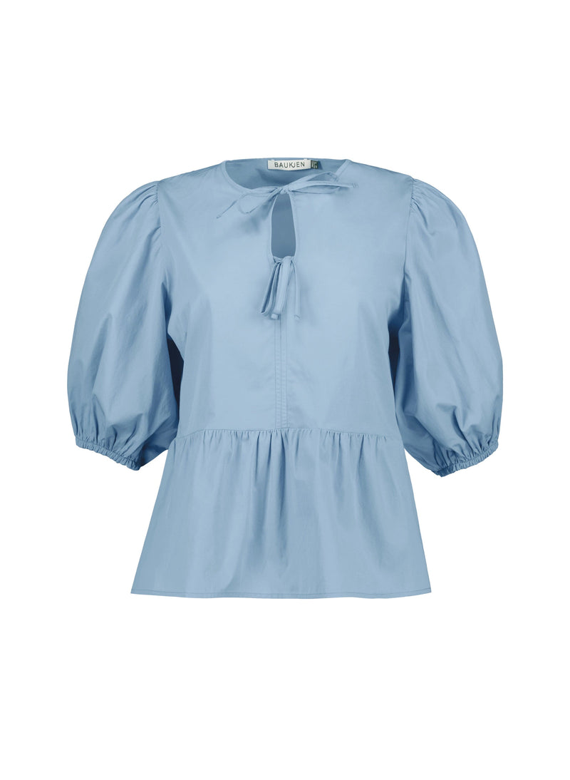 Baukjen Azura Organic Cotton Tie Detail Blouse