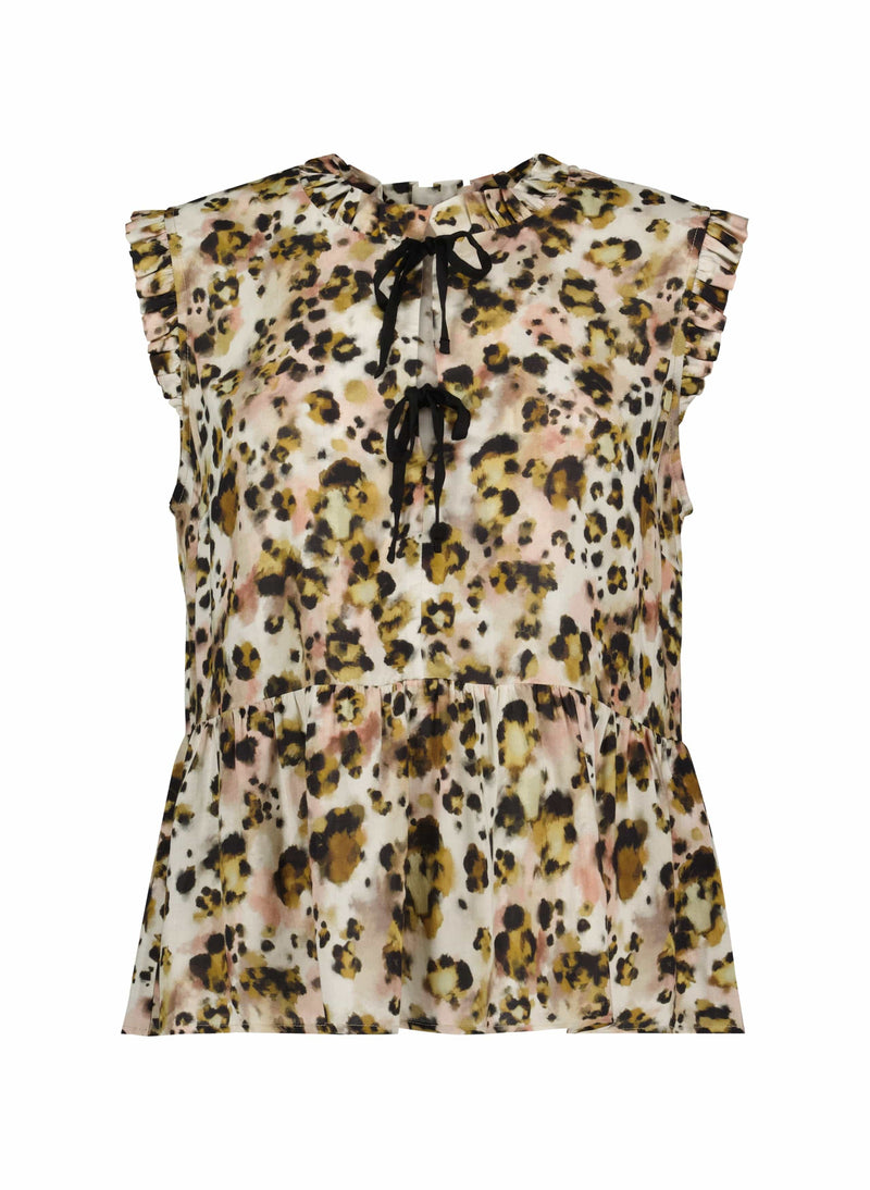 Baukjen Nicole Printed Sleeveless Blouse