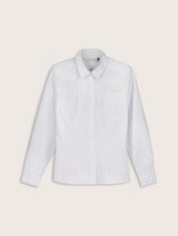 Immaculate Vegan - Baukjen Nicola Organic Cotton Stripe Shirt | Blue
