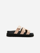 Immaculate Vegan - V.GAN Shea Women's Vegan Leather Slide Sandals | Natural UK3 / EU36 / US5