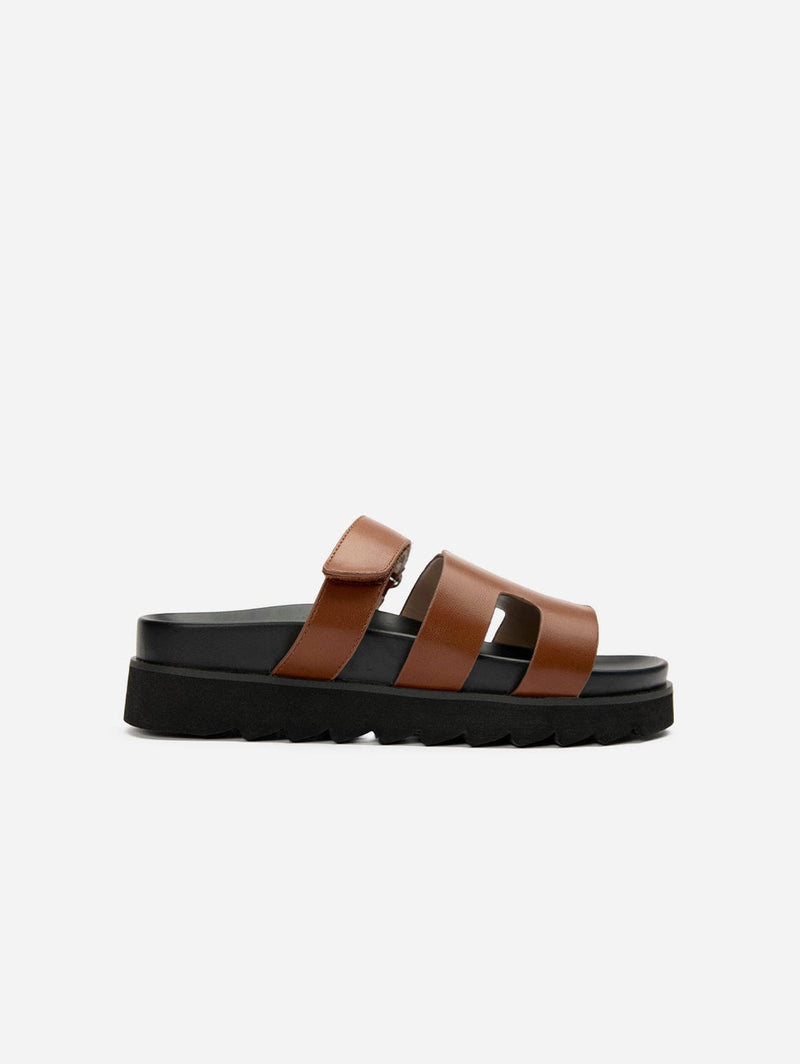 V.GAN Shea Women's Vegan Leather Slide Sandals | Tan UK3 / EU36 / US5