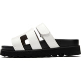 Immaculate Vegan - V.GAN Shea Women's Vegan Leather Slide Sandals | White