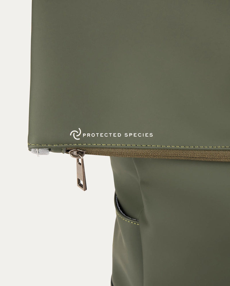 Protected Species The Waterproof Voyager Recycled PU Backpack | Green One Size