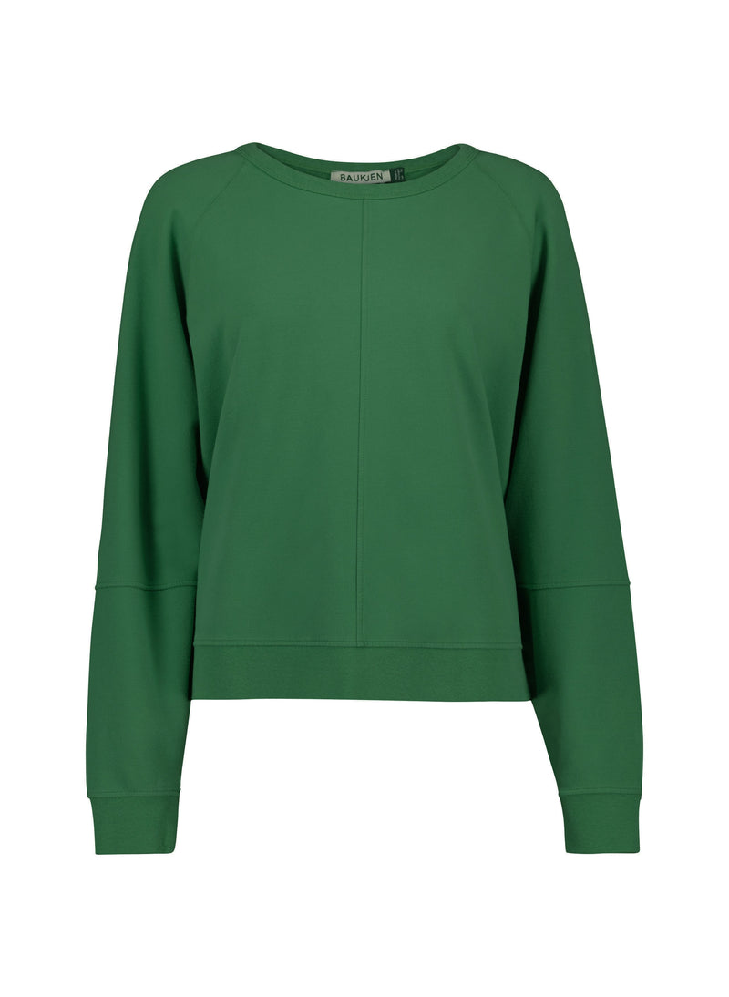 Constance Organic Cotton Sweatshirt | Emerald