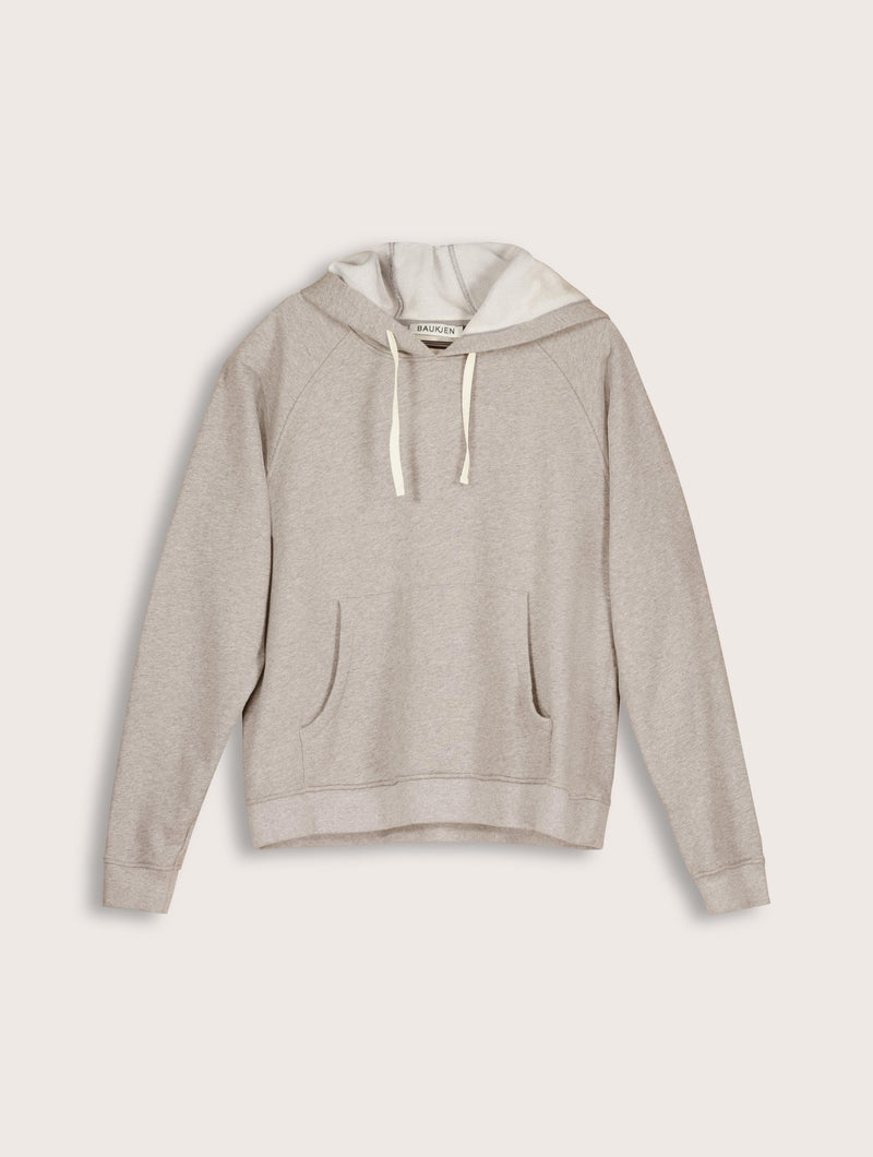 Arden Organic Cotton Hoodie | Grey Marl