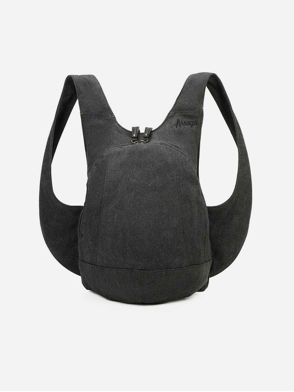 The Summer Vegan Canvas Backpack | Black Jeans