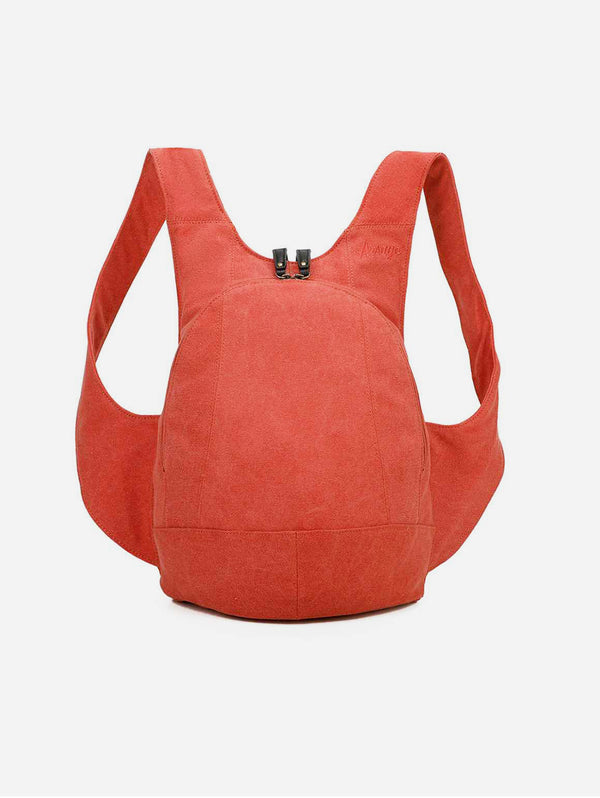 The Summer Vegan Canvas Backpack | Coral