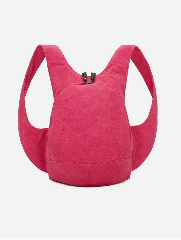 The Summer Vegan Canvas Backpack | Fuchsia