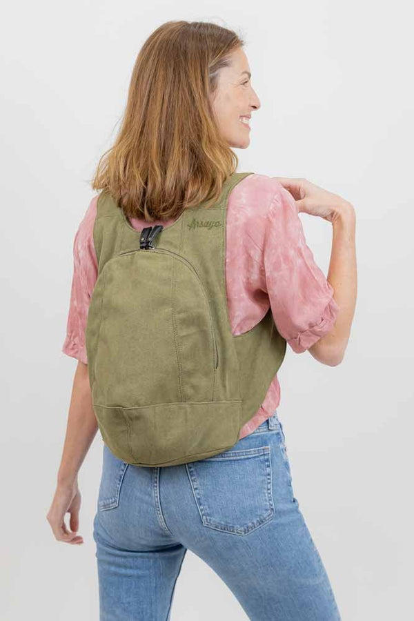 Arsayo Le sac à dos Estival en toile - Ergonomique et Antivol