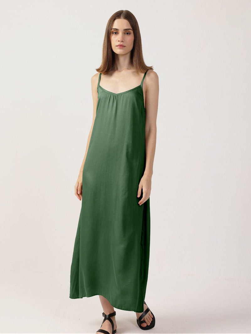 Neu Nomads - Sammie Satin TENCEL Midi Dress | Multiple Colours
