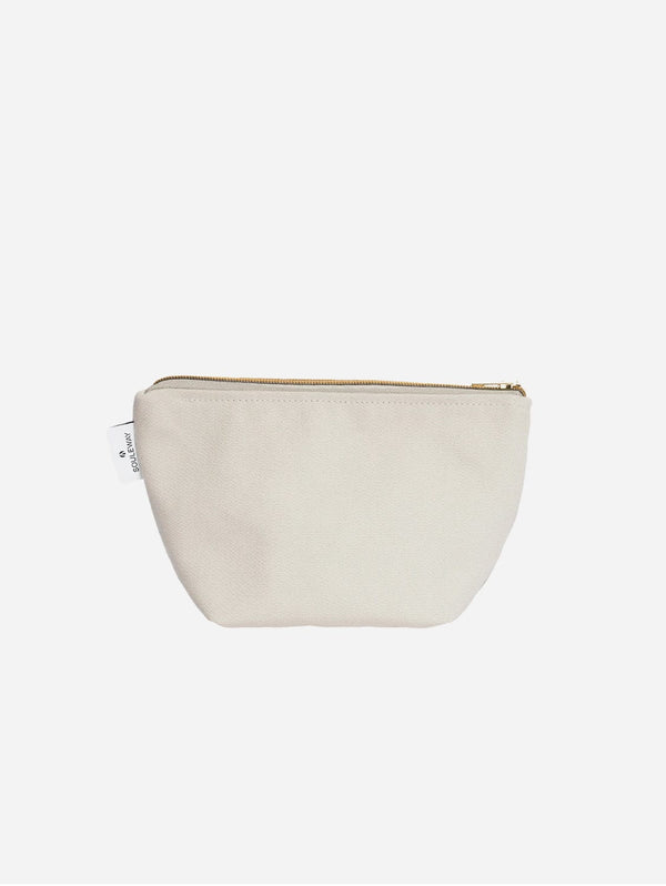 Souleway Natural Cotton Canvas Cosmetic Bag | Desert Sand Desert Sand