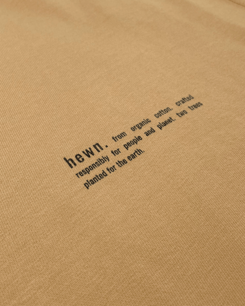 hewn. Mens Organic Cotton Relaxed-fit Sweatshirt in Sand